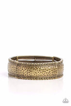 Load image into Gallery viewer, Paparazzi Bracelet - Textile Tenor - Brass