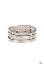 Load image into Gallery viewer, Paparazzi Bracelet - Rollin' in Rhinestones - Silver