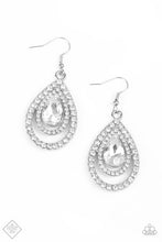 Load image into Gallery viewer, Paparazzi Earring - As The Story GLOWS - White