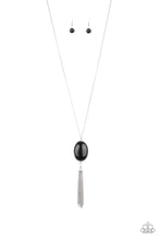Load image into Gallery viewer, Paparazzi Necklace - Tasseled Tranquility - Black