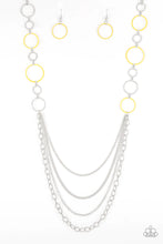 Load image into Gallery viewer, Paparazzi Necklace - Beautifully Bubbly - Yellow