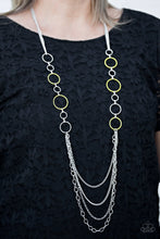 Load image into Gallery viewer, Paparazzi Necklace - Beautifully Bubbly - Yellow