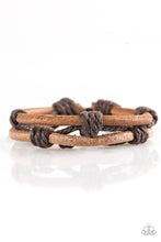 Load image into Gallery viewer, Paparazzi Bracelet - Off The Beaten Path - Brown