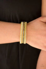 Load image into Gallery viewer, Paparazzi Bracelet - Mega Glam - Yellow