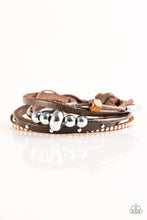Load image into Gallery viewer, Paparazzi Bracelet - Long Road Home - Brown
