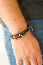 Load image into Gallery viewer, Paparazzi Bracelet - Long Road Home - Brown