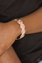 Load image into Gallery viewer, Paparazzi Bracelet - Braided Brilliance - Rose Gold