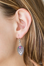 Load image into Gallery viewer, Paparazzi Earring - Distance PASTURE - Pink