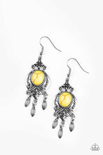 Load image into Gallery viewer, Paparazzi Earring - Enchantingly Environmentalist - Yellow