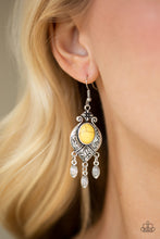 Load image into Gallery viewer, Paparazzi Earring - Enchantingly Environmentalist - Yellow