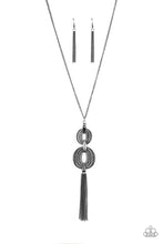 Load image into Gallery viewer, Paparazzi Necklace - Timelessly Tasseled - Black
