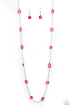 Load image into Gallery viewer, Paparazzi Necklace - Glassy Glamorous - Pink