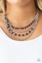 Load image into Gallery viewer, Paparazzi Necklace - Ground Forces - Purple