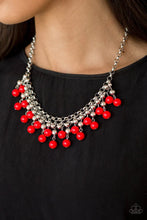 Load image into Gallery viewer, Paparazzi Necklace - Friday Night Fringe - Red