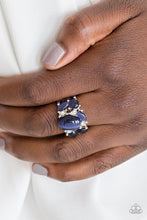 Load image into Gallery viewer, Paparazzi Ring - Modern Moonwalk - Blue