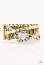 Load image into Gallery viewer, Paparazzi Ring - Prepare To Be Dazzled! - Brass