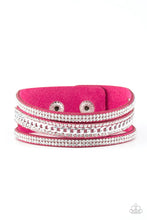 Load image into Gallery viewer, Paparazzi Bracelet - Rollin' In Rhinestone - Pink