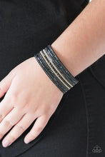 Load image into Gallery viewer, Paparazzi Bracelet - Rebel Radiance - Black