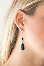 Load image into Gallery viewer, Paparazzi Earring - Courageously Canyon - Black