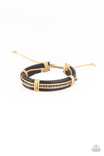 Load image into Gallery viewer, Paparazzi Bracelet - Rugged Rambler - Brown