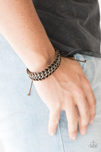 Load image into Gallery viewer, Paparazzi Bracelet - Racer Edge - Brown