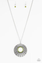 Load image into Gallery viewer, Paparazzi Necklace - Chicly Centered - Green