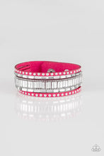 Load image into Gallery viewer, Paparazzi Bracelet - Rock Star Rocker - Pink