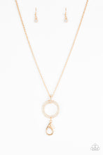 Load image into Gallery viewer, Paparazzi Necklace - Straight To The Top - Gold Lanyard