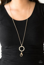Load image into Gallery viewer, Paparazzi Necklace - Straight To The Top - Gold Lanyard