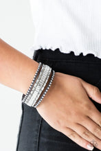 Load image into Gallery viewer, Paparazzi Bracelet - Rock Star Rocker - Silver