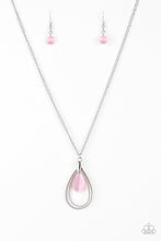 Load image into Gallery viewer, Paparazzi Necklace - Teardrop Tranquility - Pink