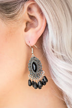 Load image into Gallery viewer, Paparazzi Earring -Private Villa - Black