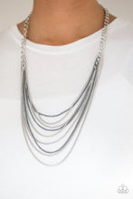 Load image into Gallery viewer, Paparazzi Necklace - Rebel Rainbow - Silver