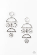 Load image into Gallery viewer, Paparazzi Earring - Incan Eclipse - Silver