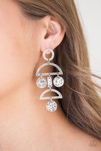 Load image into Gallery viewer, Paparazzi Earring - Incan Eclipse - Silver