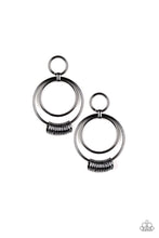 Load image into Gallery viewer, Paparazzi Earring - Retro Revolution - Black