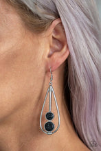 Load image into Gallery viewer, Paparazzi Earring - Natural Nova - Black