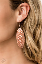 Load image into Gallery viewer, Paparazzi Earring - Radiantly Radiant - Copper
