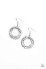 Load image into Gallery viewer, Paparazzi Earring - Sparkle Splurge - Silver