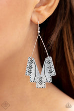 Load image into Gallery viewer, Paparazzi Earring - Arizona Adobe - Silver