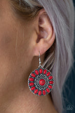 Load image into Gallery viewer, Paparazzi Earring - Desert Palette - Red