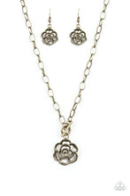 Load image into Gallery viewer, Paparazzi Necklace - Beautifully In Bloom - Brass