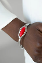 Load image into Gallery viewer, Paparazzi Bracelet - Mason Minimalism - Red
