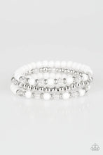 Load image into Gallery viewer, Paparazzi Bracelet - Irresistibly Irresistible - White