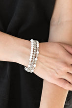 Load image into Gallery viewer, Paparazzi Bracelet - Irresistibly Irresistible - White