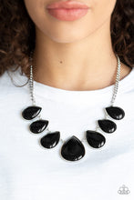 Load image into Gallery viewer, Paparazzi Necklace - Drop Zone - Black