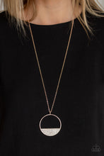 Load image into Gallery viewer, Paparazzi Necklace - Bet Your Bottom Dollar - Rose Gold