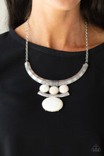 Load image into Gallery viewer, Paparazzi Necklace - Commander In CHIEFETTE - White