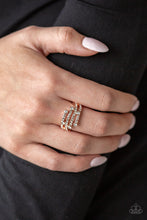 Load image into Gallery viewer, Paparazzi Ring - Casino CACHE - Rose Gold