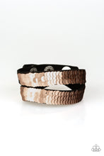 Load image into Gallery viewer, Paparazzi Bracelet - Under The SEQUINS - Rose Gold